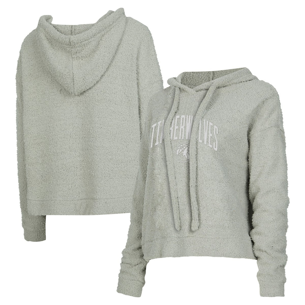 NBA - Minnesota Timberwolves Concepts Sport Women's Ventura Comfy Pullover Hoodie - Gray