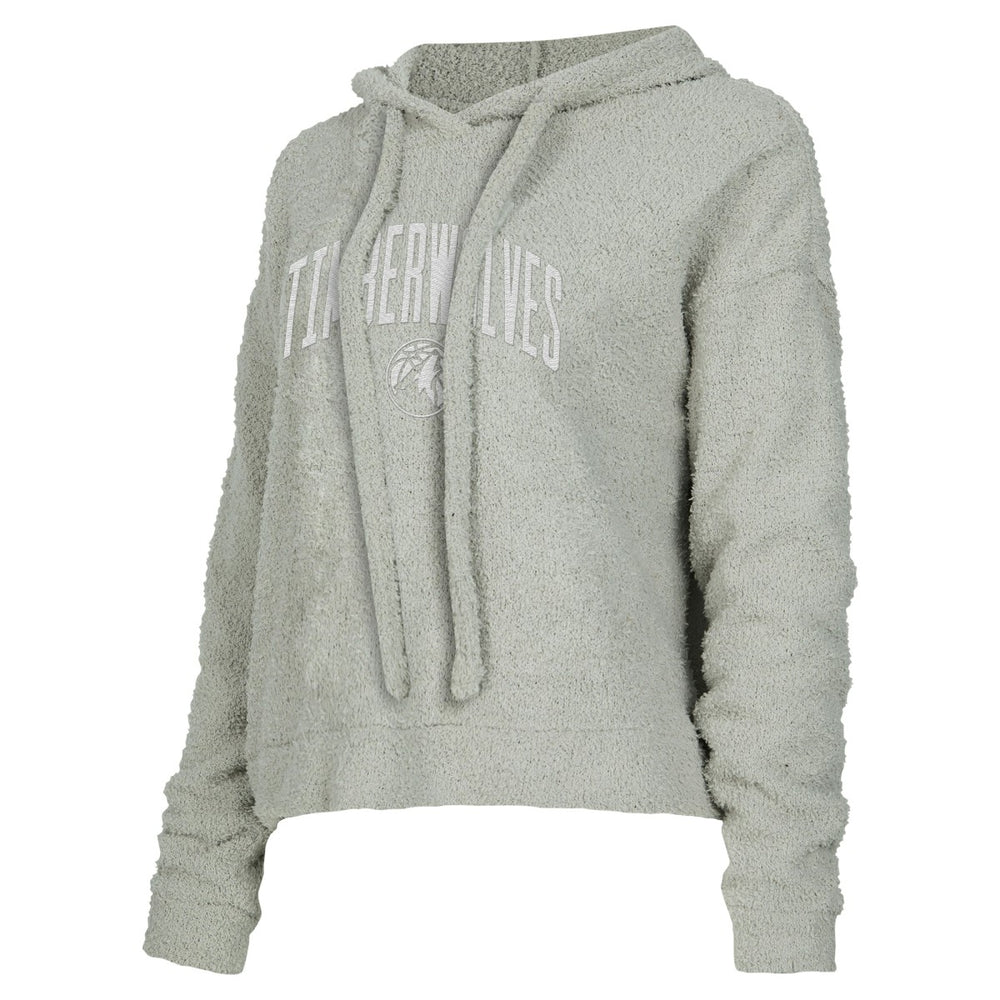 NBA - Minnesota Timberwolves Concepts Sport Women's Ventura Comfy Pullover Hoodie - Gray