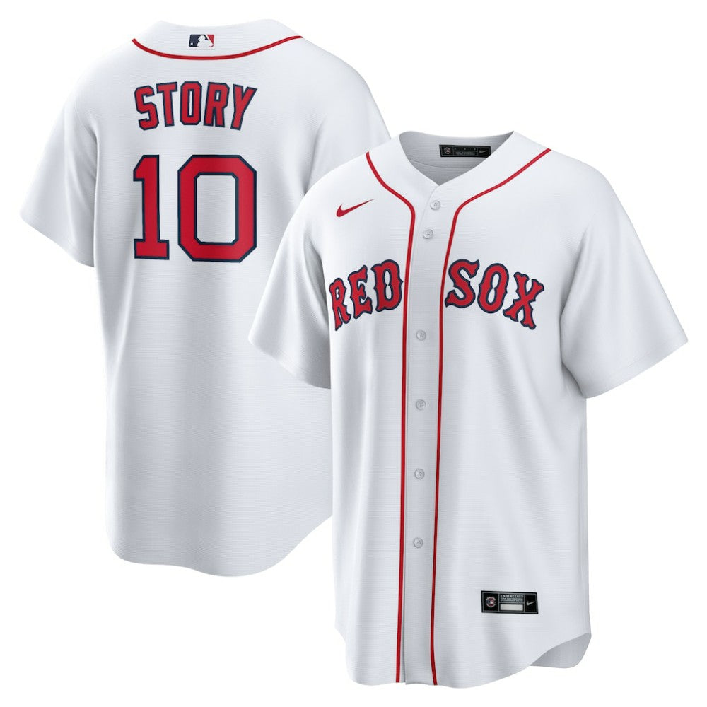 Trevor Story Boston Red Sox Nike Home Replica Jersey Clearance