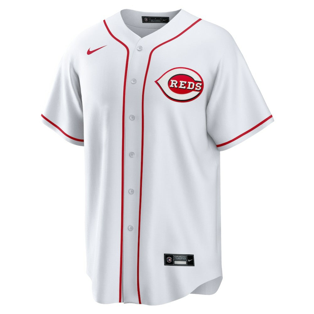 Noelvi Marte Cincinnati Reds Nike Home Replica Jersey - White | MLB Jerseys