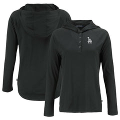 Los Angeles Dodgers Cutter & Buck Women's  Coastline Epic Comfort Eco Recycled Hoodie Raglan Long Sleeve T-Shirt discount