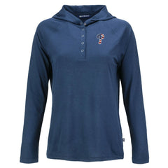Philadelphia Phillies Cutter & Buck Women's Stars And Stripes Coastline Epic Comfort Eco Recycled Hoodie Raglan Long Sleeve T-Shirt Near Me