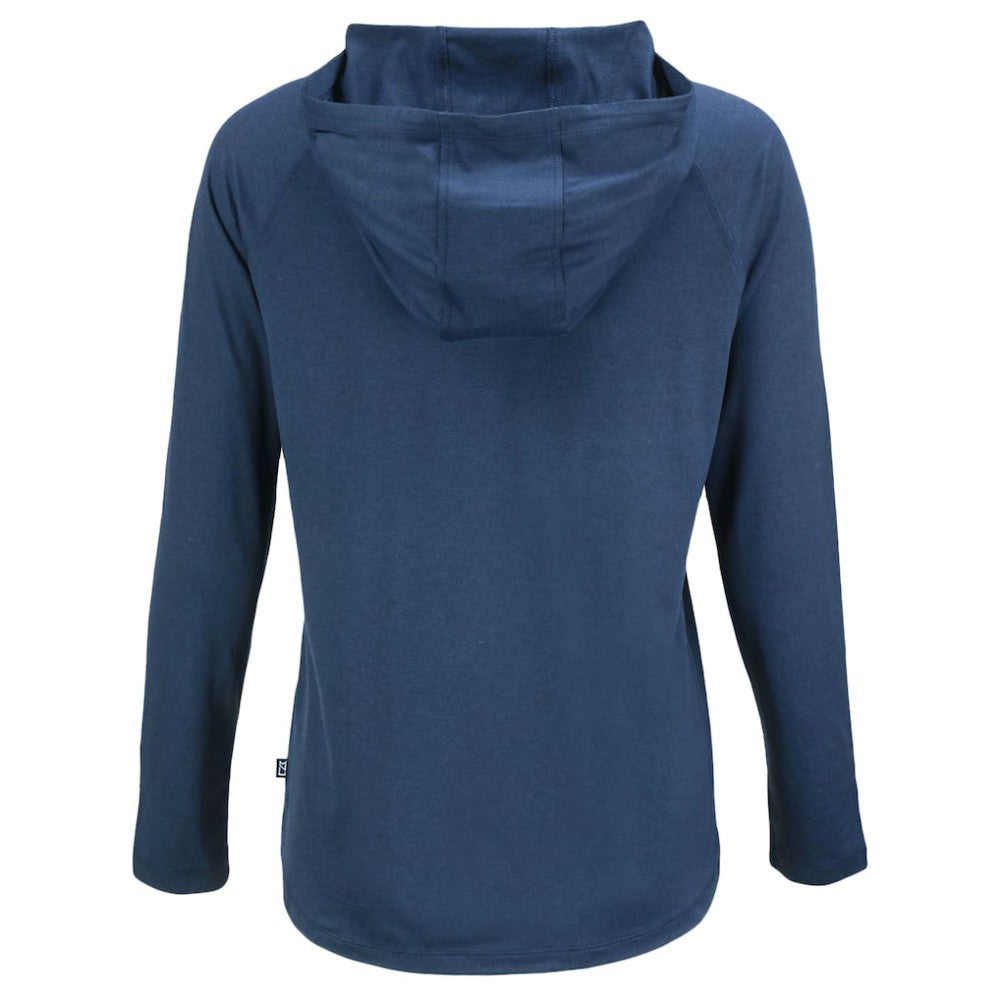 San Diego Padres Cutter & Buck Women's Cooperstown Collection Coastline Epic Comfort Eco Recycled Hoodie Raglan Long Sleeve T-Shirt discount