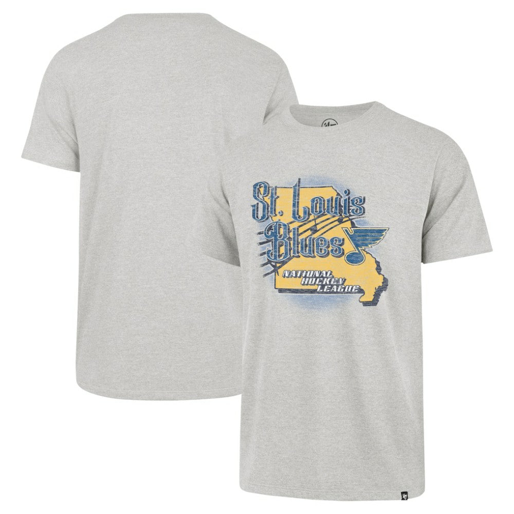 St. Louis Blues - '47 Regional Localized Franklin T-Shirt Gray