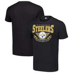 Pittsburgh Steelers Starter 80s Inspired Team Logo T-Shirt Black - NFL