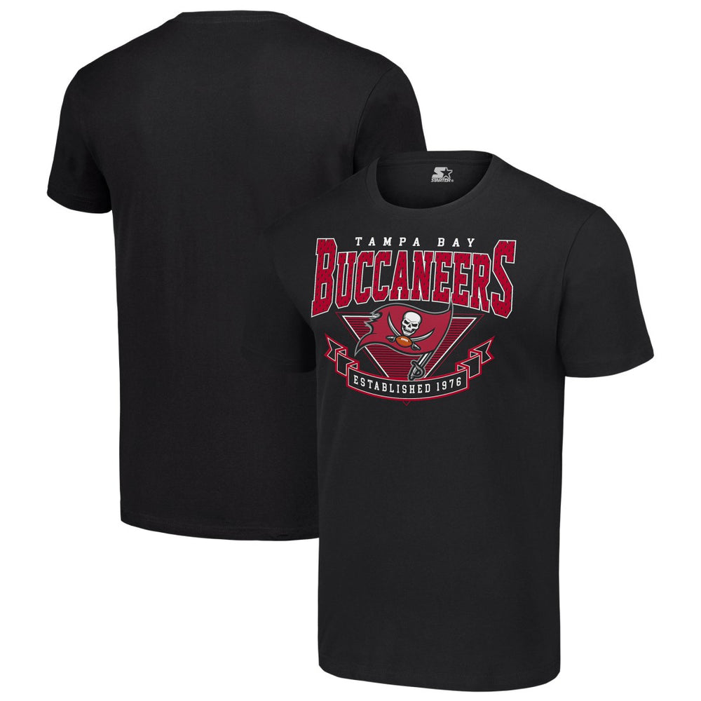 Tampa Bay Buccaneers Starter 80s Inspired Team Logo T-Shirt Black - NFL