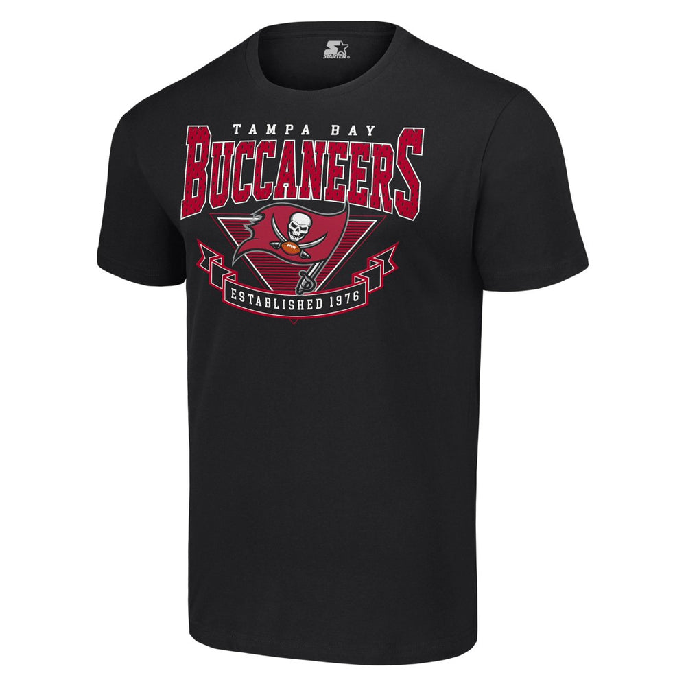 Tampa Bay Buccaneers Starter 80s Inspired Team Logo T-Shirt Black - NFL