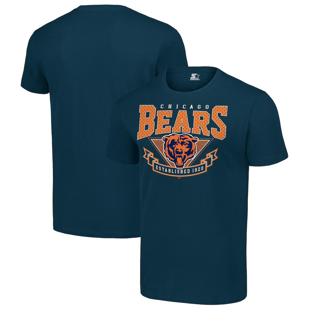 Chicago Bears Starter 80s Inspired Team Logo T-Shirt Navy - NFL