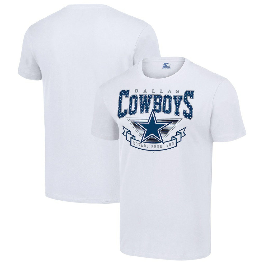 Dallas Cowboys Starter 80s Inspired Team Logo T-Shirt White - NFL