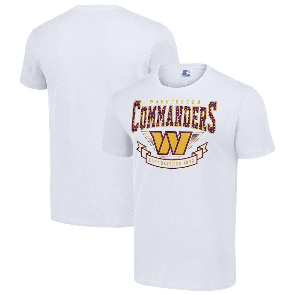 Washington Commanders Starter 80s Inspired Team Logo T-Shirt White - NFL