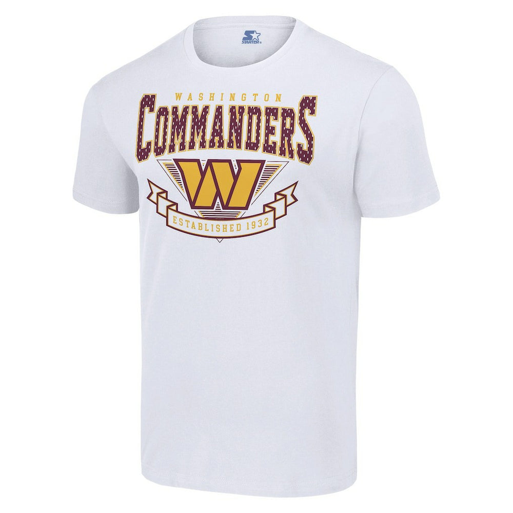 Washington Commanders Starter 80s Inspired Team Logo T-Shirt White - NFL