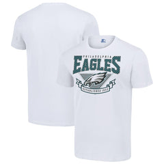 Philadelphia Eagles Starter 80s Inspired Team Logo T-Shirt White - NFL