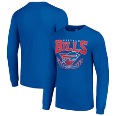 Buffalo Bills Starter '80s Inspired Team Logo Long Sleeve T-Shirt Royal - NFL