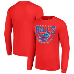 Buffalo Bills Starter '80s Inspired Team Logo Long Sleeve T-Shirt Red - NFL