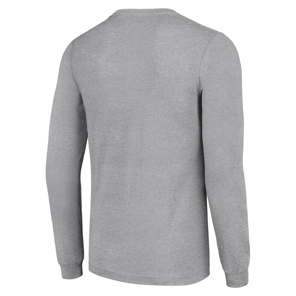 Minnesota Vikings Starter '80s Inspired Team Logo Long Sleeve T-Shirt Heather Gray - NFL