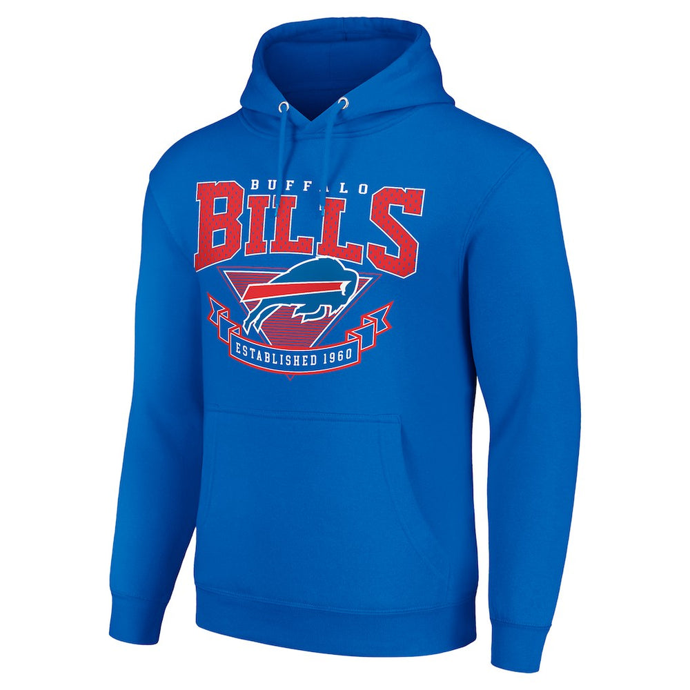 Buffalo Bills Starter ‘80s Inspired Pullover Hoodie Royal - NFL