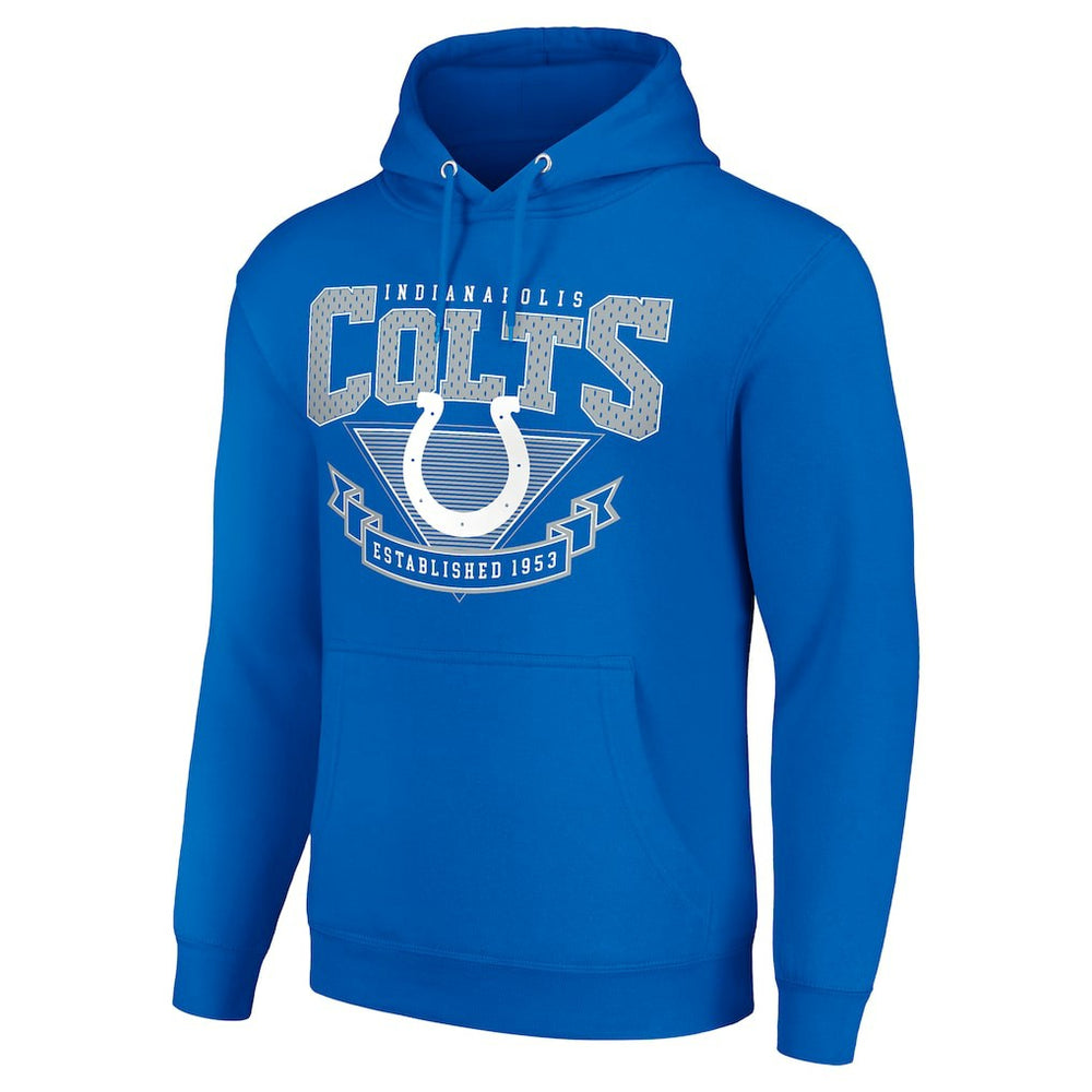 Indianapolis Colts Starter ‘80s Inspired Pullover Hoodie Royal - NFL