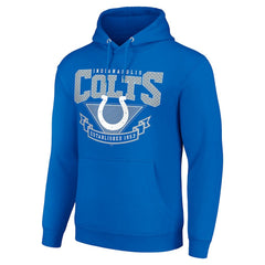 Indianapolis Colts Starter ‘80s Inspired Pullover Hoodie Royal - NFL