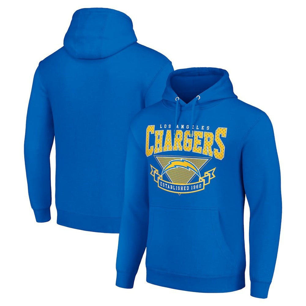 Los Angeles Chargers Starter ‘80s Inspired Pullover Hoodie Royal - NFL