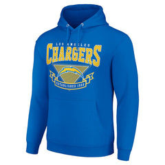 Los Angeles Chargers Starter ‘80s Inspired Pullover Hoodie Royal - NFL