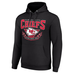 Kansas City Chiefs Starter ‘80s Inspired Pullover Hoodie Black - NFL