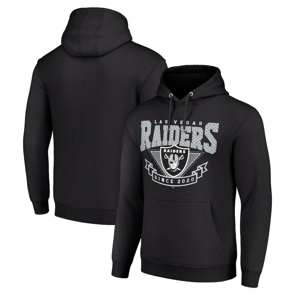 Las Vegas Raiders Starter ‘80s Inspired Pullover Hoodie Black - NFL