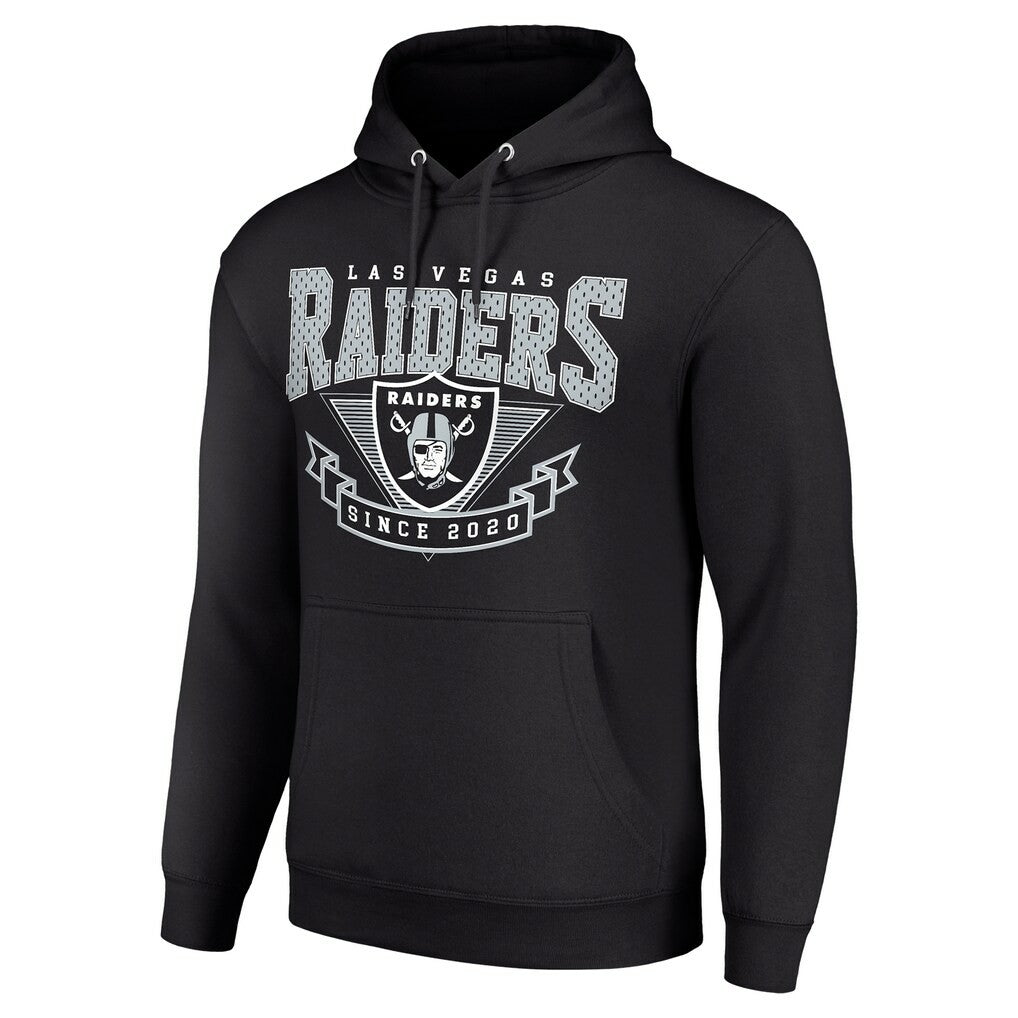 Las Vegas Raiders Starter ‘80s Inspired Pullover Hoodie Black - NFL