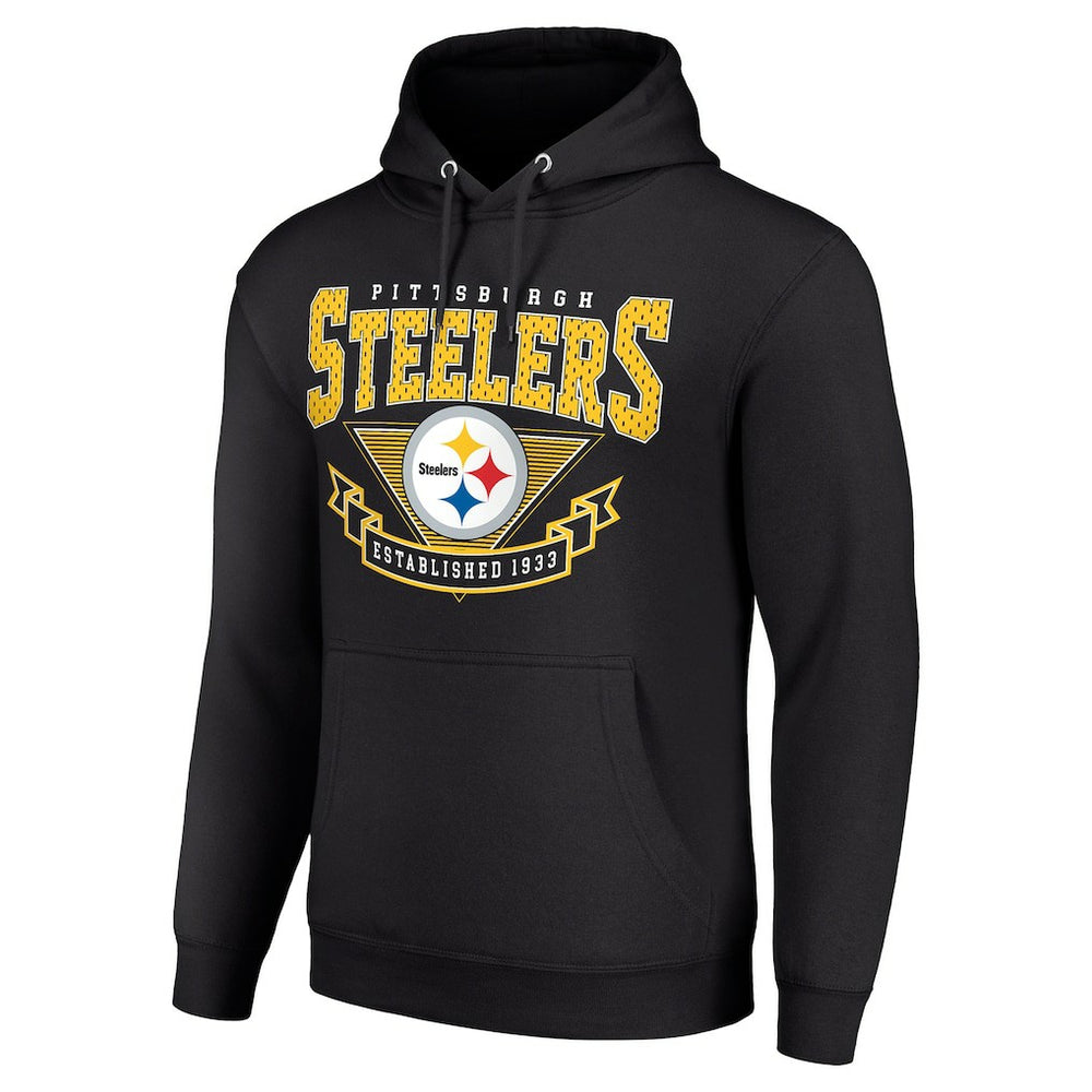 Pittsburgh Steelers Starter ‘80s Inspired Pullover Hoodie Black - NFL