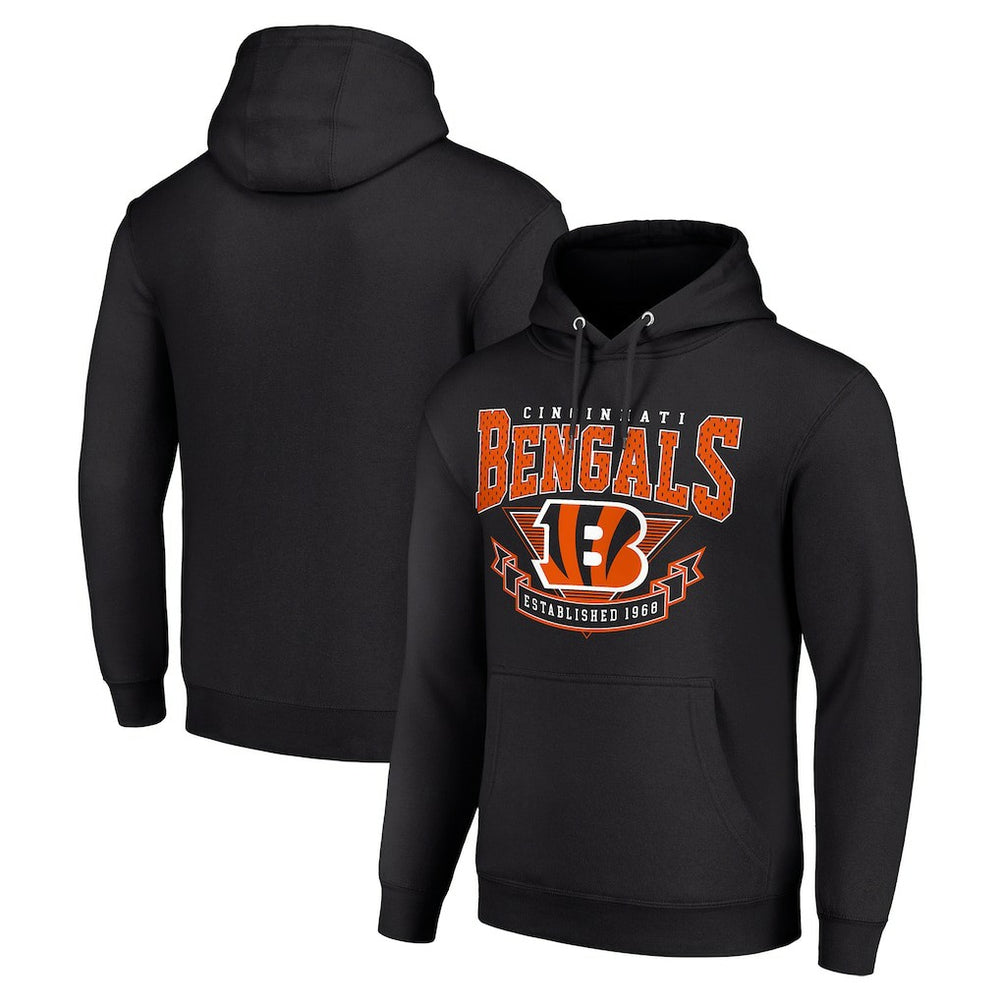 Cincinnati Bengals Starter ‘80s Inspired Pullover Hoodie Black - NFL