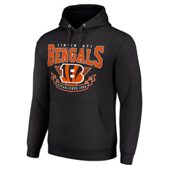 Cincinnati Bengals Starter ‘80s Inspired Pullover Hoodie Black - NFL
