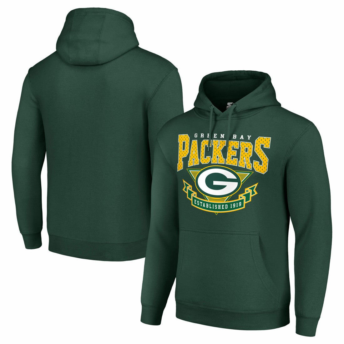 Green Bay Packers Starter ‘80s Inspired Pullover Hoodie Green - NFL