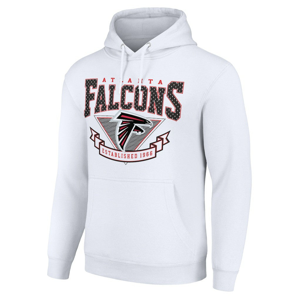 Atlanta Falcons Starter ‘80s Inspired Pullover Hoodie White - NFL