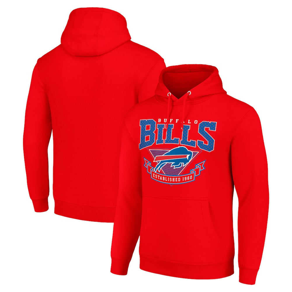 Buffalo Bills Starter ‘80s Inspired Pullover Hoodie Red - NFL