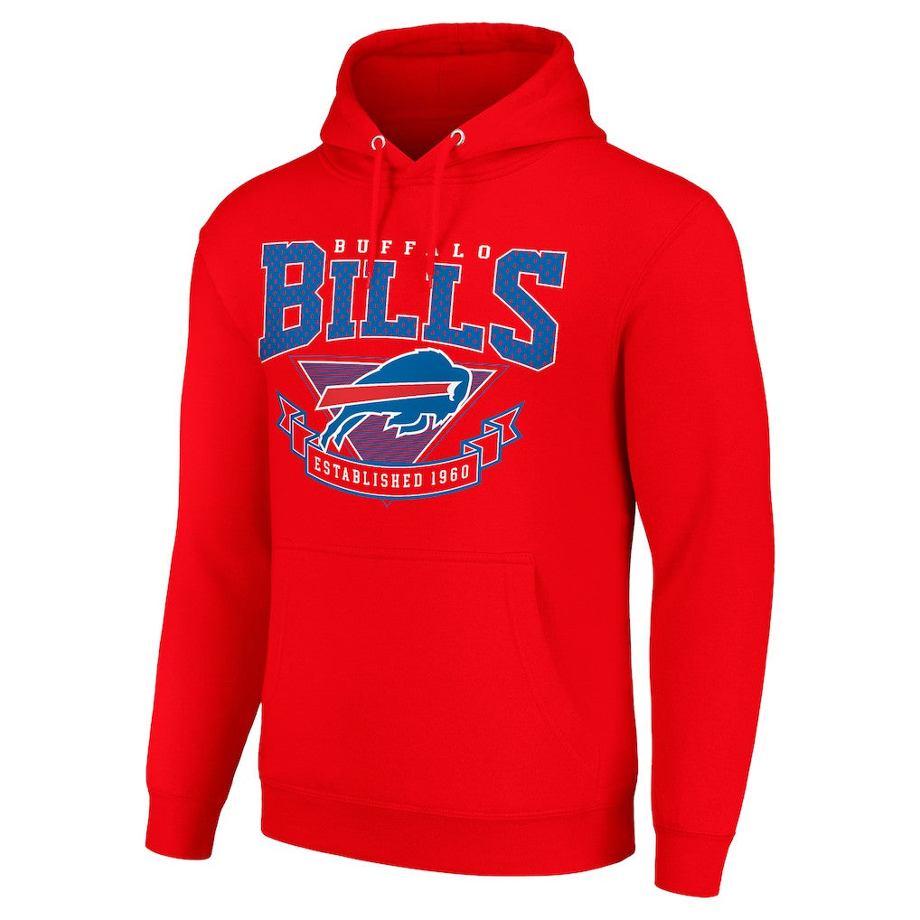 Buffalo Bills Starter ‘80s Inspired Pullover Hoodie Red - NFL