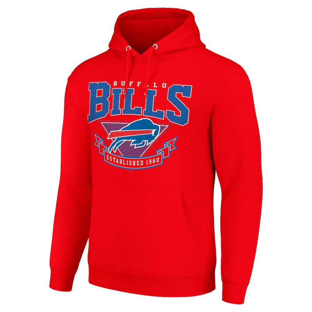 Buffalo Bills Starter ‘80s Inspired Pullover Hoodie Red - NFL