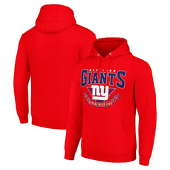 New York Giants Starter ‘80s Inspired Pullover Hoodie Red - NFL