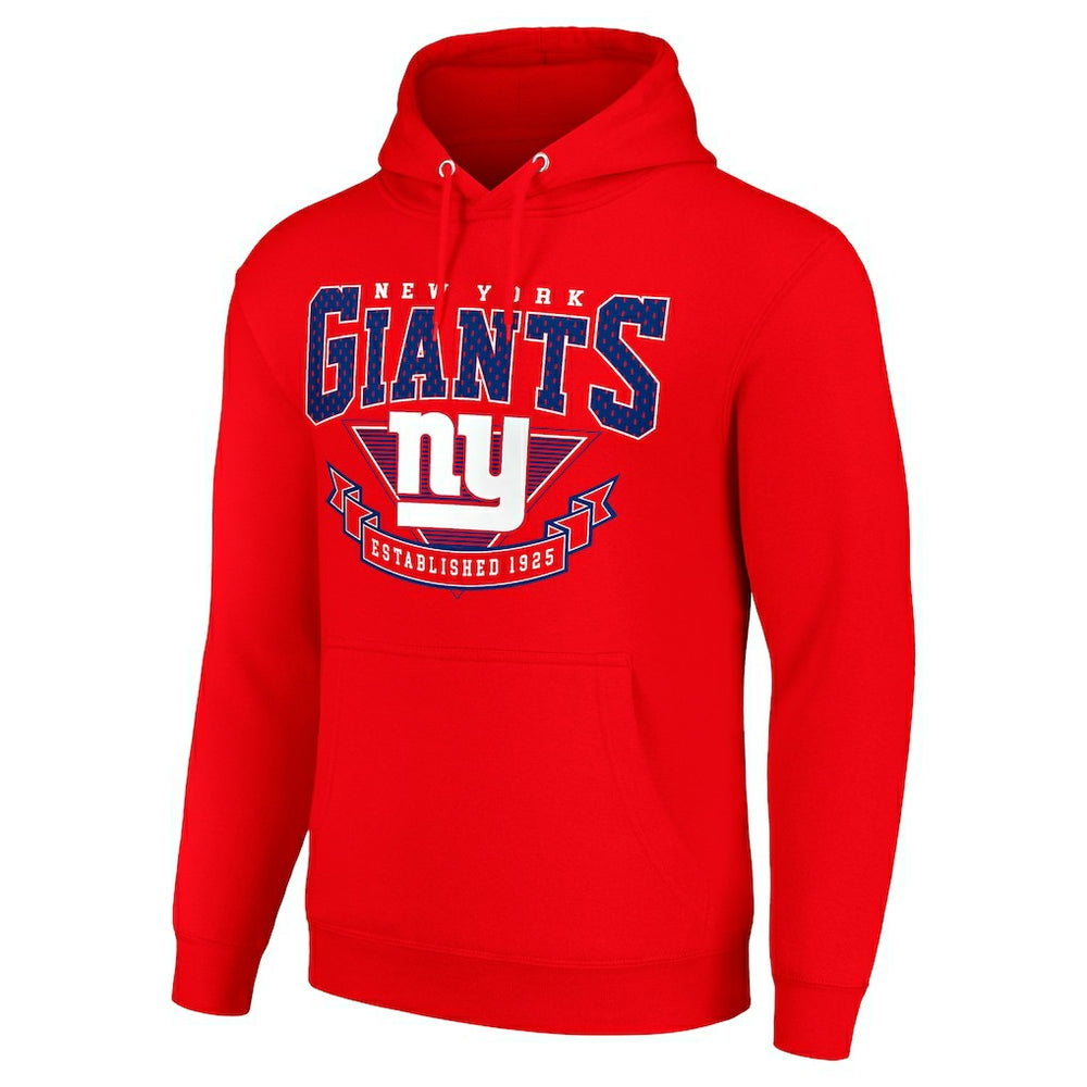 New York Giants Starter ‘80s Inspired Pullover Hoodie Red - NFL