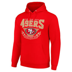 San Francisco 49ers Starter ‘80s Inspired Pullover Hoodie Scarlet - NFL
