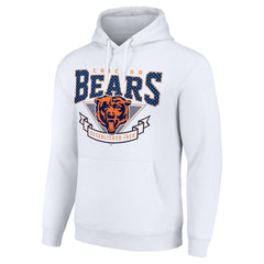 Chicago Bears Starter ‘80s Inspired Pullover Hoodie White - NFL