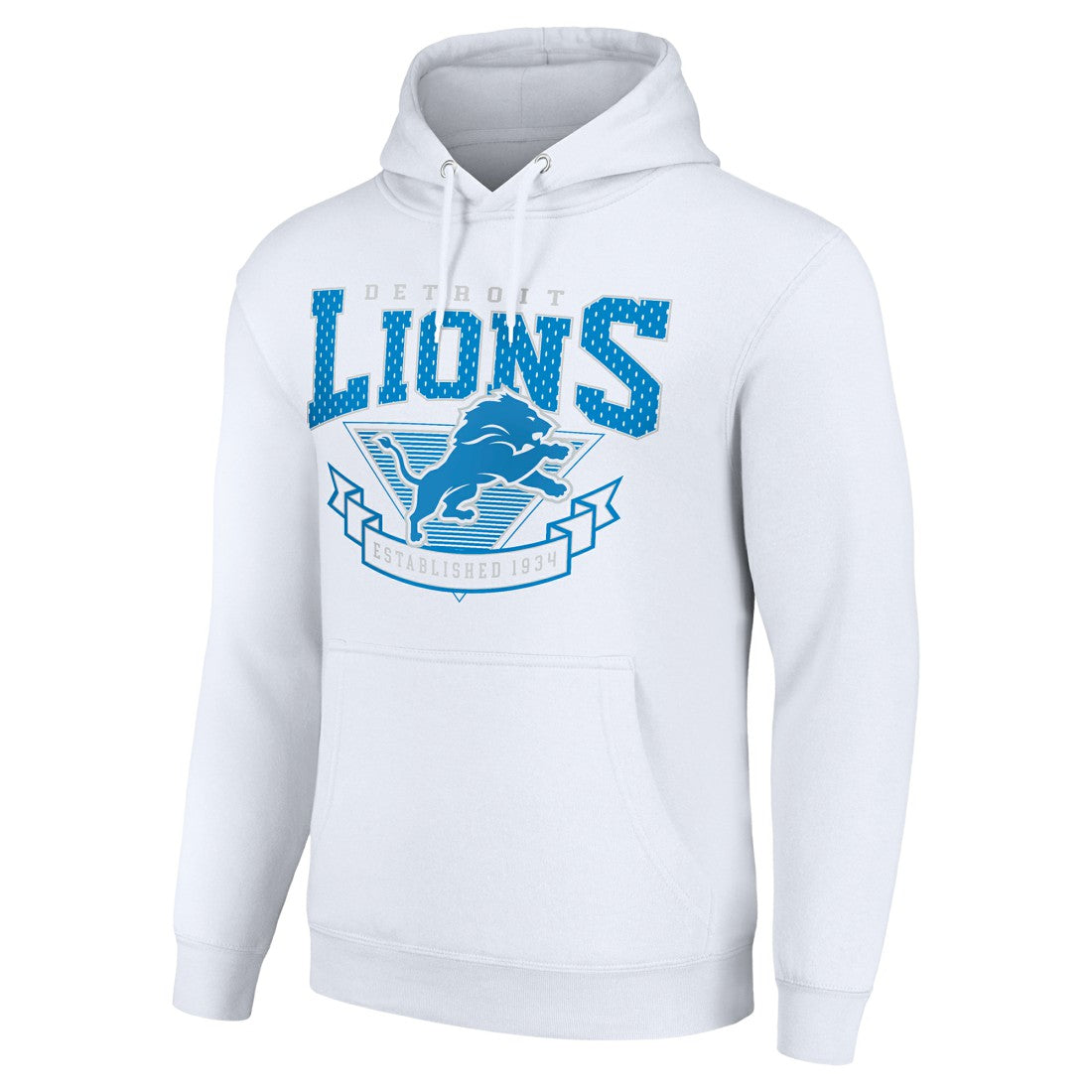 Detroit Lions Starter ‘80s Inspired Pullover Hoodie White - NFL