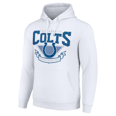 Indianapolis Colts Starter ‘80s Inspired Pullover Hoodie White - NFL