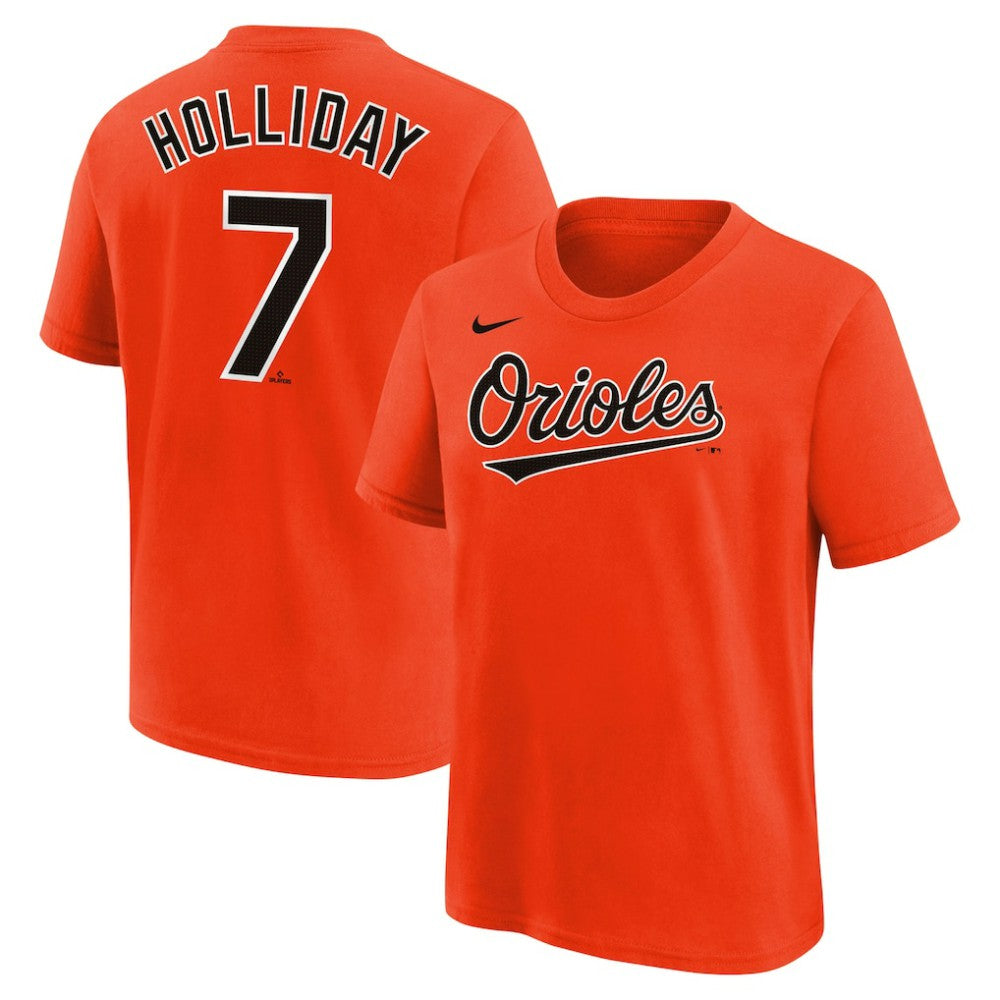 Jackson Holliday Baltimore Orioles Nike Youth Name & Number T-Shirt Sale
