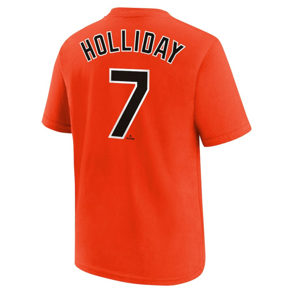 Jackson Holliday Baltimore Orioles Nike Youth Name & Number T-Shirt Sale