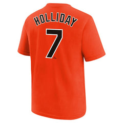 Jackson Holliday Baltimore Orioles Nike Youth Name & Number T-Shirt Sale