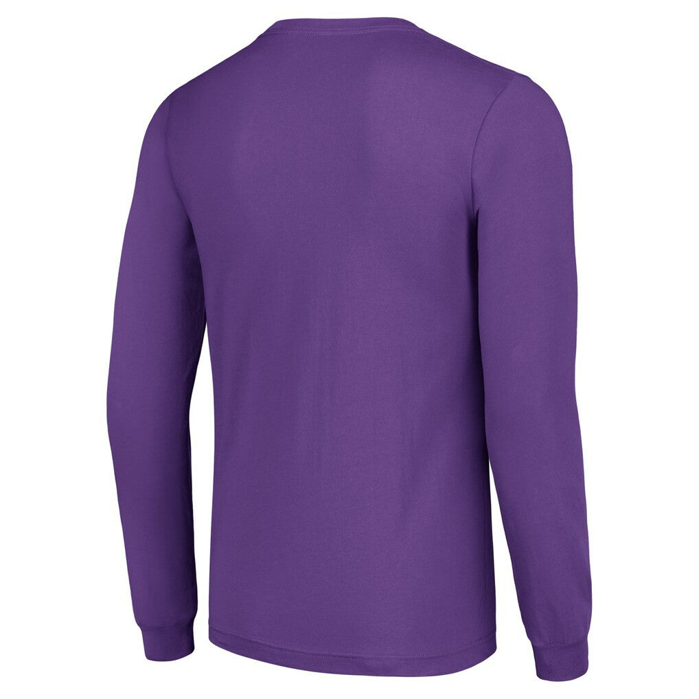 Minnesota Vikings Starter Player X Logo Graphic Long Sleeve T-Shirt Purple - NFL