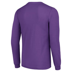 Minnesota Vikings Starter Player X Logo Graphic Long Sleeve T-Shirt Purple - NFL