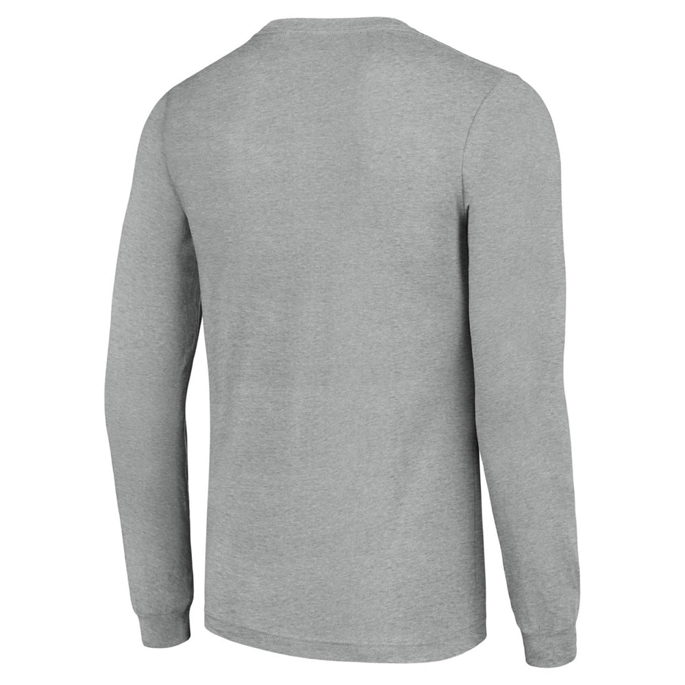 Detroit Lions Starter Player X Logo Graphic Long Sleeve T-Shirt Heather Gray - NFL