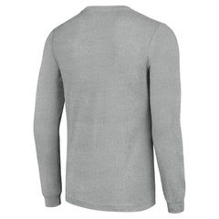 Detroit Lions Starter Player X Logo Graphic Long Sleeve T-Shirt Heather Gray - NFL