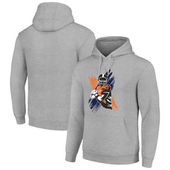 Chicago Bears Starter Player X Fleece Pullover Hoodie Heather Gray - NFL