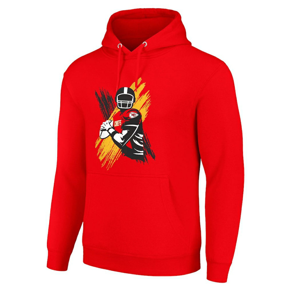 Kansas City Chiefs Starter Player X Fleece Pullover Hoodie Red - NFL